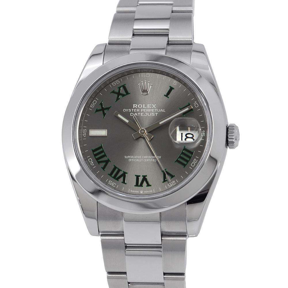 ROLEX Datejust W41mm Stainless Steel Slate Dial126300