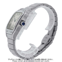 将图像加载到图库查看器中，CARTIER Santos de Cartier LM W39.8mm Stainless Steel Silver DialWSSA0018
