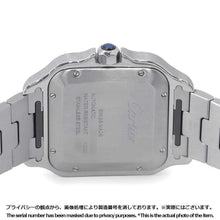 将图像加载到图库查看器中，CARTIER Santos de Cartier LM W39.8mm Stainless Steel Silver DialWSSA0018
