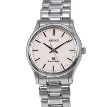 将图像加载到图库查看器中，SEIKO Grand Seiko Quartz watch W34mm Stainless Steel White DialSBGF027
