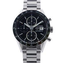 Load image into Gallery viewer, TAG HEUER Carrera Caliber 16 Chronograph W41mm Stainless Steel Black DialCV201AJ.BA0715
