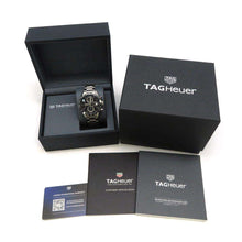 将图像加载到图库查看器中，TAG HEUER Carrera Caliber 16 Chronograph W41mm Stainless Steel Black DialCV201AJ.BA0715
