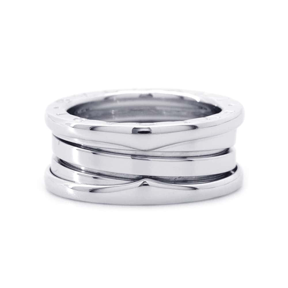 BVLGARI B-zero1 Ring Size 52/#12 18K White Gold