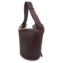 Load image into Gallery viewer, BURBERRY Bucket Shoulder Bag Bordeaux4075891 Leather Size Medium
