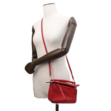 Load image into Gallery viewer, LOEWE Puzzle bag Red322.30.U95 Leather Size Mini
