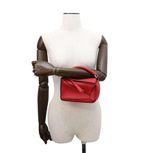 Load image into Gallery viewer, LOEWE Puzzle bag Red322.30.U95 Leather Size Mini
