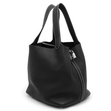 Load image into Gallery viewer, HERMES Picotin Lock Black/White stitching Taurillon Clemence Size MM
