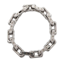 Load image into Gallery viewer, LOUIS VUITTON Bracelet・Chain Monogram Size L SilverM00309 Metal
