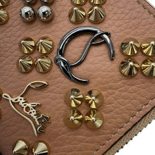 将图像加载到图库查看器中，Christian Louboutin Panettone Studded Coin Purse Jasmin Flower3175223 Leather
