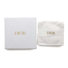 将图像加载到图库查看器中，Dior 30Montaigne Double Bracelet Size M White/BrownB1760WOMCM Leather Metal
