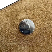 Load image into Gallery viewer, LOEWE Gate Shoulder Bag Beige/Brown Canvas Leather Size Mini
