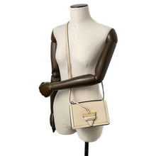 Load image into Gallery viewer, LOEWE Barcelona Shoulder Bag Ivory Leather Size Mini
