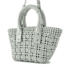 将图像加载到图库查看器中，BALENCIAGA Bistro 2WAY Shoulder Bag Silver678028 Patent Leather Size XXS
