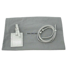 Load image into Gallery viewer, BALENCIAGA Bistro 2WAY Shoulder Bag Silver678028 Patent Leather Size XXS
