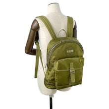 将图像加载到图库查看器中，GUCCI Off the Grid GGNylon Backpack Khaki644992 Nylon Leather
