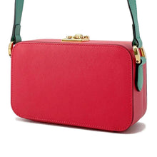 Load image into Gallery viewer, GUCCI Interlocking G Shoulder Bag Red/Green658230 Leather
