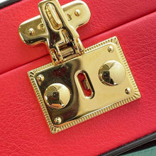 Load image into Gallery viewer, GUCCI Interlocking G Shoulder Bag Red/Green658230 Leather
