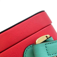 Load image into Gallery viewer, GUCCI Interlocking G Shoulder Bag Red/Green658230 Leather
