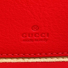 Load image into Gallery viewer, GUCCI Interlocking G Shoulder Bag Red/Green658230 Leather
