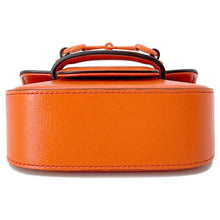 Load image into Gallery viewer, GUCCI Horsebit 2WAY Mini Shoulder Bag Orange726863 Leather
