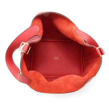 将图像加载到图库查看器中，HERMES Picotin Lock Rouge Coeur Taurillon Clemence Size PM
