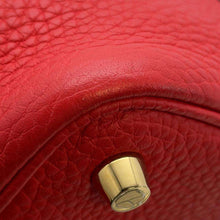 将图像加载到图库查看器中，HERMES Picotin Lock Rouge Coeur Taurillon Clemence Size PM
