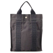 将图像加载到图库查看器中，HERMES Her Line Ad Gray Canvas Size PM
