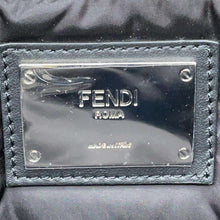 将图像加载到图库查看器中，FENDI Peekaboo Iconic Bag Bugs Black7VA501 Nylon Leather Size Medium
