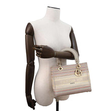 Load image into Gallery viewer, Dior Lady Delight Beige/Multicolor Canvas Size Medium
