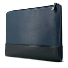 将图像加载到图库查看器中，Dior Dior Homme Clutch Bag Navy/Black Leather
