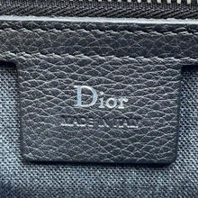 将图像加载到图库查看器中，Dior Dior Homme Clutch Bag Navy/Black Leather
