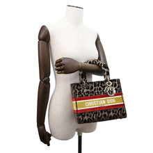 Load image into Gallery viewer, Dior Lady Dee Light Leopard Brown/Yellow/Red Velour Size Medium
