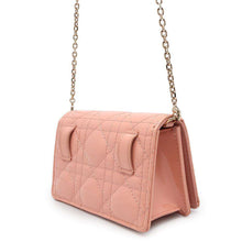 Load image into Gallery viewer, Dior Cannage ChainPouch Pink Patent Leather
