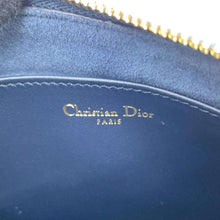 将图像加载到图库查看器中，Dior Vibe Shoulder Bag Navy/White Leather
