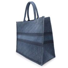 Load image into Gallery viewer, Dior Book tote NavyM1286ZWAL Denim Size Large
