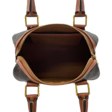 Load image into Gallery viewer, CELINE Triomphe Small Boston Shoulder Bag Black/Brown197582 PVC Leather
