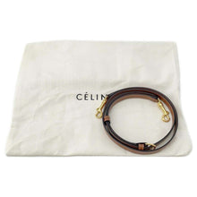 Load image into Gallery viewer, CELINE Triomphe Small Boston Shoulder Bag Black/Brown197582 PVC Leather
