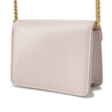 将图像加载到图库查看器中，CELINE Triomphe ChainShoulderPouch Pink Leather
