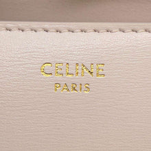 将图像加载到图库查看器中，CELINE Triomphe ChainShoulderPouch Pink Leather
