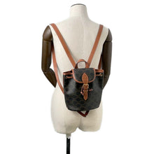 Load image into Gallery viewer, CELINE Triomphe Falco Backpack Tan197662CAS PVC Coated Canvas Leather Size Mini
