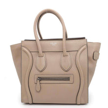 Load image into Gallery viewer, CELINE Luggage 2WAY Shopper Dune Leather Size micro
