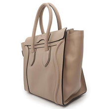 Load image into Gallery viewer, CELINE Luggage 2WAY Shopper Dune Leather Size micro
