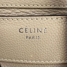 Load image into Gallery viewer, CELINE Luggage 2WAY Shopper Dune Leather Size micro
