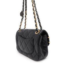 Load image into Gallery viewer, CHANEL Mini Matelasse Clip Coco GX ChainShoulder Bag BlackAS2978 Lambskin Size 18
