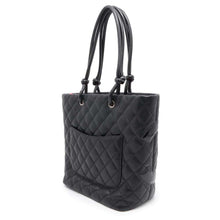 Load image into Gallery viewer, CHANEL Cambon Tote Bag BlackA25167 Leather Patent Leather Size Medium
