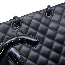 Load image into Gallery viewer, CHANEL Cambon Tote Bag BlackA25167 Leather Patent Leather Size Medium
