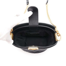 将图像加载到图库查看器中，CHANEL Boy Chanel 2WAY Bucket Bag BlackAS2091 Calf Leather
