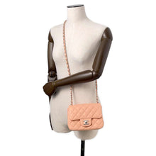 Load image into Gallery viewer, CHANEL Mini Matelasse ChainShoulder Bag PinkA35200 Lambskin Size 18
