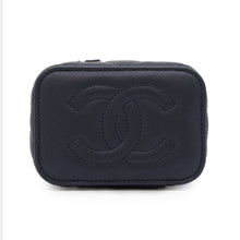 Load image into Gallery viewer, CHANEL Matelasse 2WAY ChainShoulder Vanity NavyAP2198 Lambskin
