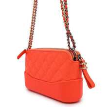 Load image into Gallery viewer, CHANEL Gabriel de Mini Chain Shoulder Bag OrangeA94505 Leather
